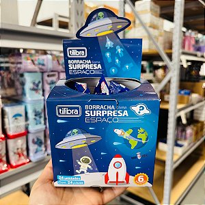 Borracha Surpresa ESPAÇO - CX 24 UNIDADES - TILIBRA