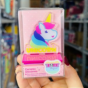 Carimbo Unicórnio - UNIDADE  - FOFY