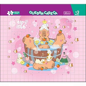 Quebra Cabeça 24P BLISTER CAPYCLUB - UND - TILIBRA