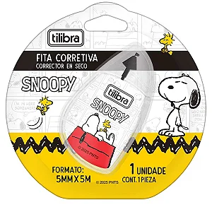 Fita corretiva SNOOPY - BLISTER - TILIBRA