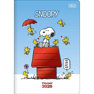 Planner agenda Grampeado SNOOPY M7 - UNIDADE - TILIBRA