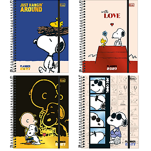 Agenda Planner Espiral SNOOPY 2027  - UND SORTIDA - TILIBRA