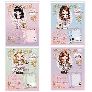 Caderno colegial PAPEL CARTA JOLIE 50F - TILIBRA