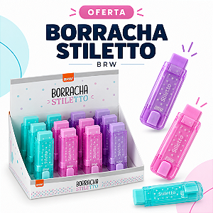 Borracha STILETTO - DISPLAY C/ 12UND - BRW