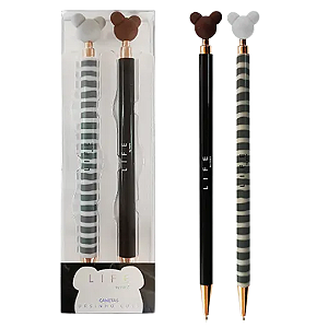 Conjunto Caneta Ursinho CUTE - FOFY