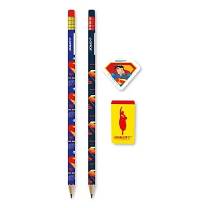 Kit Escolar SUPERMAN 4 peças - LEO E LEO