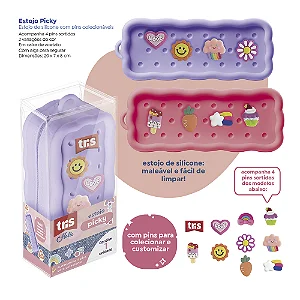 Estojo Holic PICKY+PINS - UNIDADE - TRIS