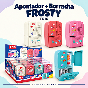 Apontador e Borracha FROSTY - UNIDADE - TRIS