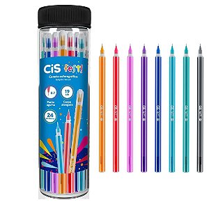 Caneta FEST  0.7MM  - POTE C/24 UND SORTIDAS - CIS
