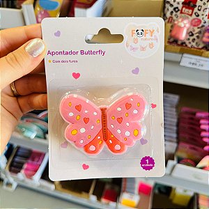 Apontador BUTTERFLY 2 FUROS - BLISTER 1 UND  - FOFY