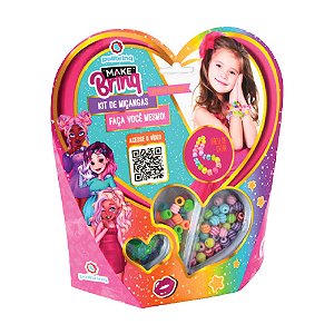MAKE Kit Miçangas de Beleza Infantil  - POLIBRINQ