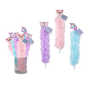 Caneta CUTE POMPOM - POTE 6 UND  - FOFY