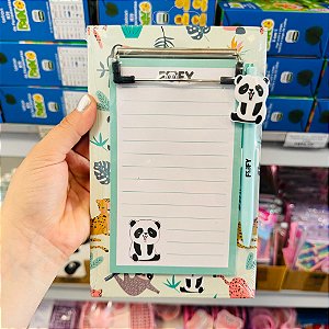 KIT Prancheta PANDINHA - KIT 2 PEÇAS  - FOFY
