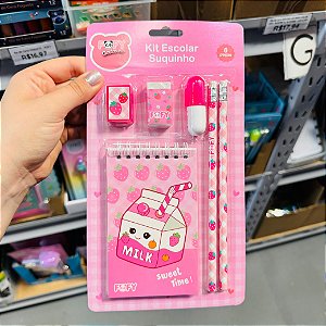 Kit Escolar SUQUINHO - KIT 6 PEÇAS - FOFY