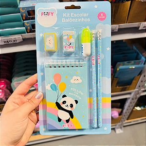 Kit Escolar BALOEZINHOS - KIT 6 PEÇAS  - FOFY