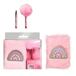 Kit Diário LOVE - KIT 2 PEÇAS  - FOFY