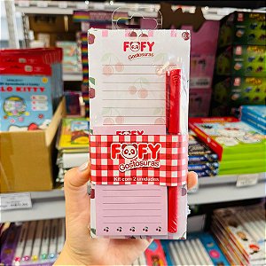 Kit Bloco de anotações GOSTOSURAS  - KIT 3 PEÇAS  - FOFY