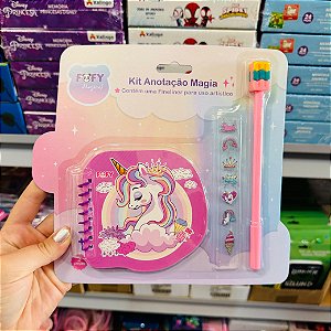 KIT anotação MAGIA - KIT 3 PEÇAS  - FOFY