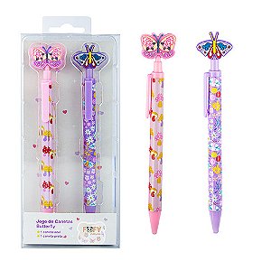 Jogo Caneta BUTTERFLY - KIT 2 UND - FOFY