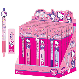 Lapiseira  0.7 C/ 20 Grafites  HELLO KITTY E AMIGOS -  BLISTER 1 UND -  LEOARTE