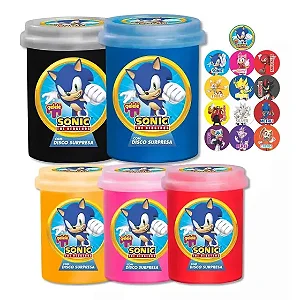 Gelele Slime Pote 152g Sonic Surpresa - UNIDADE SORTIDA - DOCE BRINQUEDO