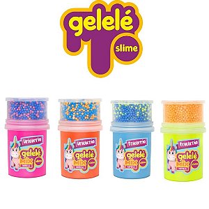 Gelele Slime Mix Surpresa 153g  Unicornio - UNIDADE SORTIDA - DOCE BRINQUEDO