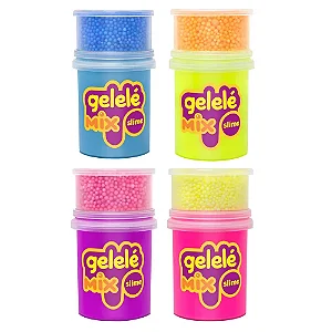 Gelele Slime Mix Foam 153g - UNIDADE SORTIDA  - DOCE BRINQUEDO