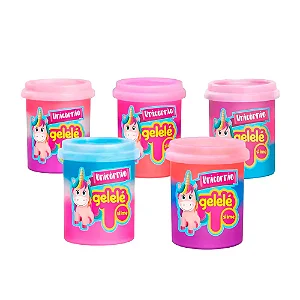 Gelele Slime Pote 152g Unicornio - UNIDADE SORTIDA  - DOCE BRINQUEDO