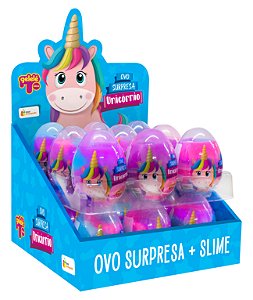 Ovo Surpresa 98g  Unicornio - CAIXA 18 UND - DOCE BRINQUEDO
