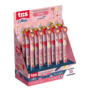 Caneta Gel Apagável TINY retrátil 0.7 - CAIXA 15 UND - TRIS