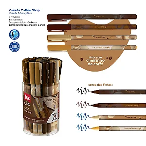 Caneta Esferográfica HOLIC COFFEE 1.0 -  PT 24UND - TRIS