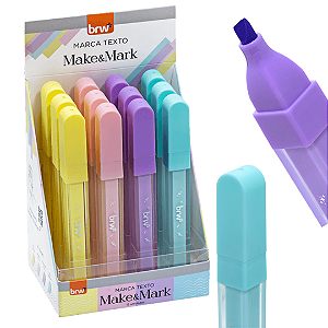 Marca texto MAKE&MARK - DISPLAY C/ 12UND - BRW