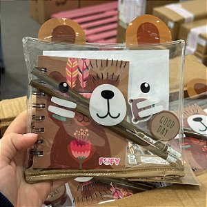Kit Escolar  TEDDY - KIT 6 PEÇAS -  FOFY