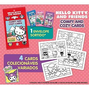 Cards Hello Kitty - Comfy and Cozy - CIRANDA CULTURAL