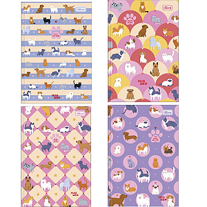 Caderno Brochura CD 1/4 HUG ME 80F - UND SORTIDA - TILIBRA