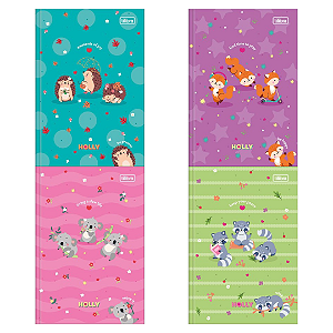 Caderno Brochura CD 1/4 HOLLY 80F - UND SORTIDA - TILIBRA