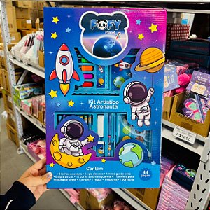 Maleta Kit Artistico ASTRONAUTA 44PCS  - FOFY