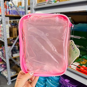 Estojo Clean Rosa - UNIDADE - FOFY