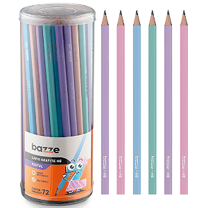 Lápis Grafite PASTEL -  POTE 72UND - BAZZE
