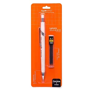 Lapiseira Classic TRIANGULAR 0.7 - BLISTER C/ 1 UND CORES MISTAS - JOCAR OFFICE