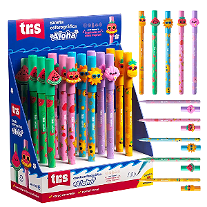 Caneta Esferográfica ALOHA 1.0 - DISPLAY 15 UND - TRIS