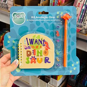 Kit de anotação DINO - FOFY