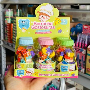 Borracha Gostosura 18 PECAS - BLISTER 6 POTES  - FOFY