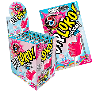 Doce DIP LOKO BOOOM ALGODAO DOCE 11G - DISPLAY 15 UND - DANILLA