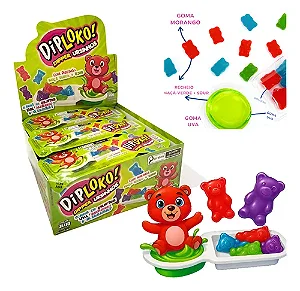 Doce DIPPER URSINHOS 30G - DISPLAY 12 UND - DANILLA