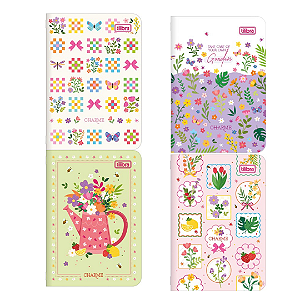 Caderneta GRAMP MINI CHARME 32F - UNIDADE CAPA SORTIDA - TILIBRA