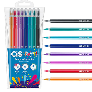 Caneta FEST 0.7MM - ESTOJO C/8 UND - CIS