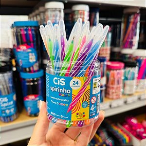 Caneta SPIRINHO SCENTS (C/ cheirinho)  - POTE C/24 UND - CIS
