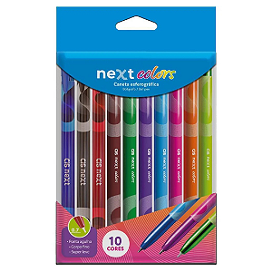 Caneta ESF CIS NEXT - PCT C/10 CORES SORTIDAS - CIS