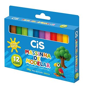 Massinha de modelar - CX C/12 CORES 180G - CIS